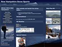 Tablet Screenshot of nhsnowsports.com